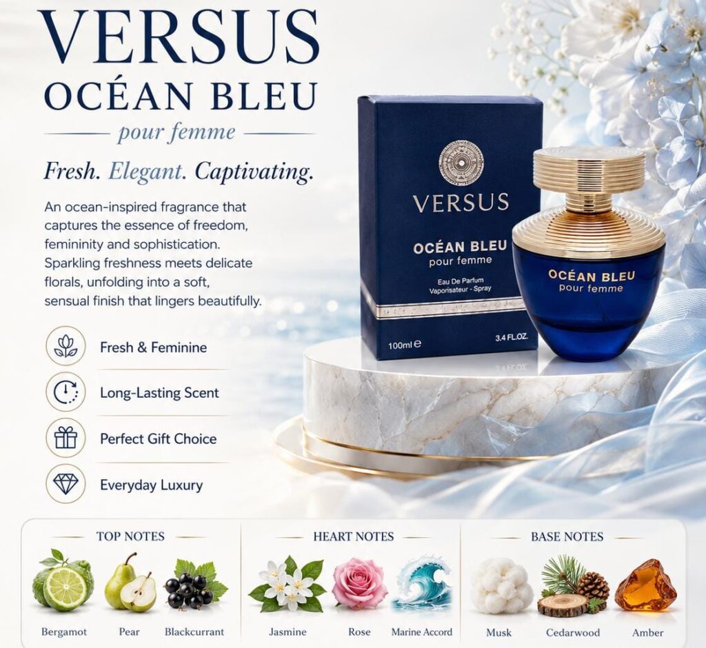 Versus Ocean Bleu Pour Femme