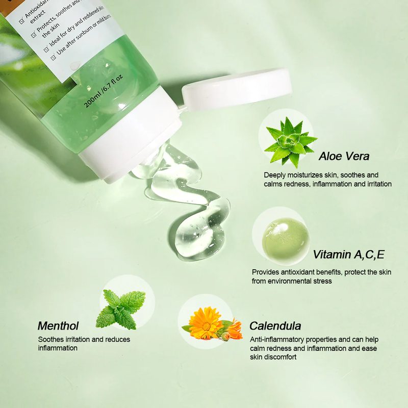 Neutriherbs Aloe Vera Gel with Vitamins A, C & E — view 3