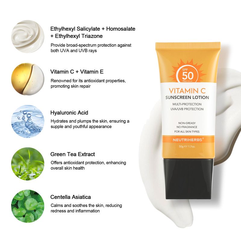 Vitamin C Sunscreen Lotion SPF 50 PA++++ — view 5